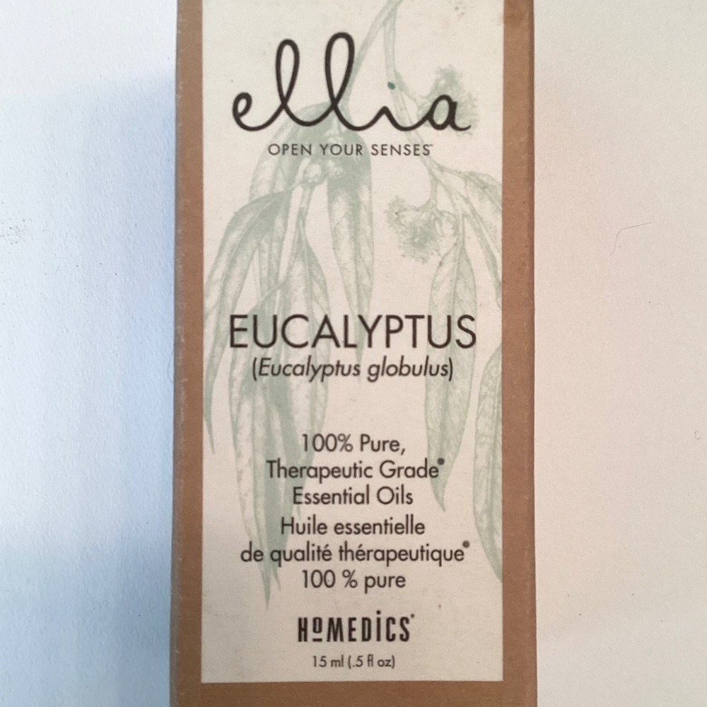 NEW!  ELLIA “EUCALYPTUS”.. 100% Pure Therapeutic Grade Essential Oil.. 15 ml.